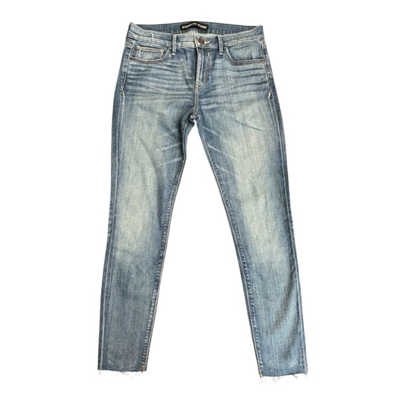 Express Women's Skinny Jeans - Light Blue - Picture 1 of 7